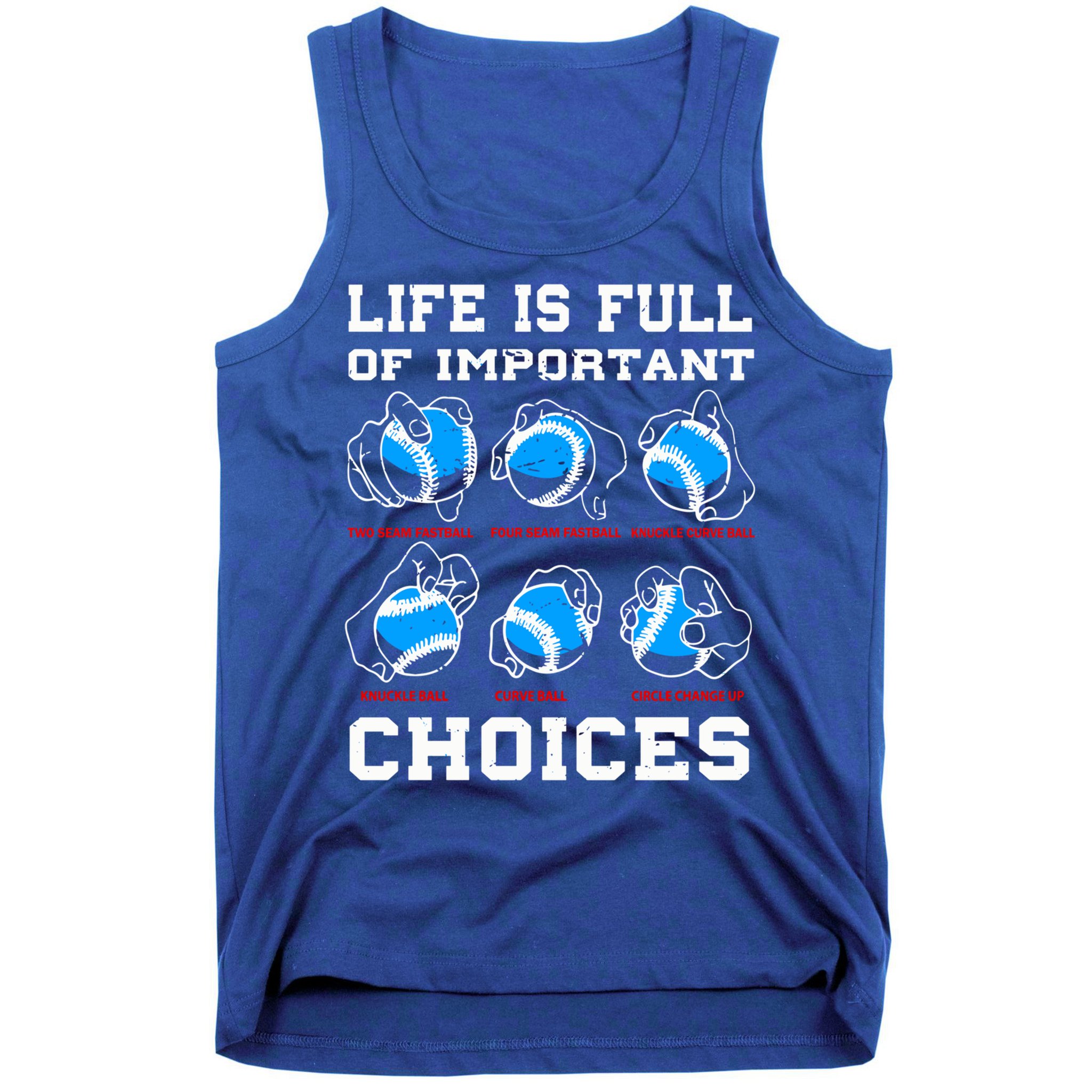 Baseball Pitcher Life Choices Ball Sport Lover Great Gift Tank Top