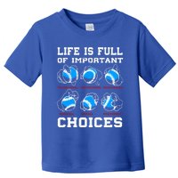 Baseball Pitcher Life Choices Ball Sport Lover Great Gift Toddler T-Shirt