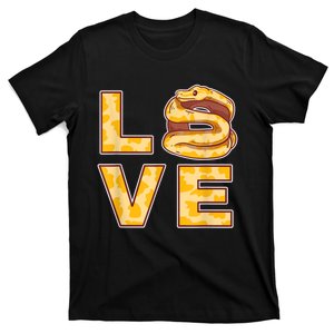 Ball Python Love Boa Pet Snake Animal T-Shirt