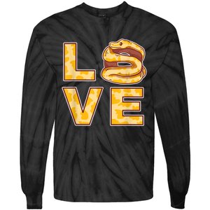 Ball Python Love Boa Pet Snake Animal Tie-Dye Long Sleeve Shirt