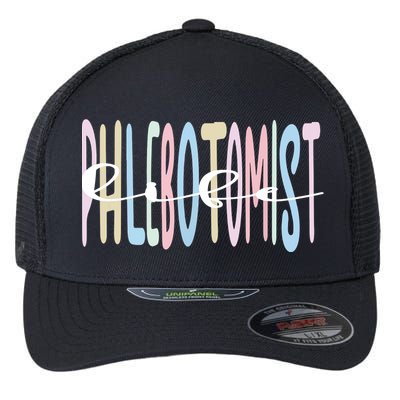 Best Phlebotomist Life Phlebotomy Flexfit Unipanel Trucker Cap