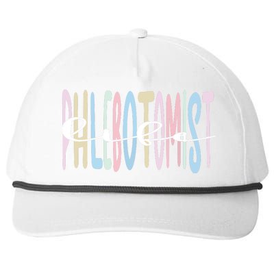 Best Phlebotomist Life Phlebotomy Snapback Five-Panel Rope Hat