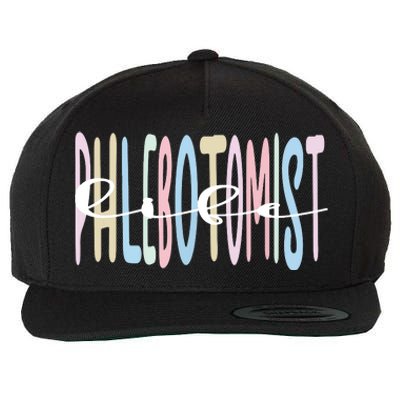 Best Phlebotomist Life Phlebotomy Wool Snapback Cap