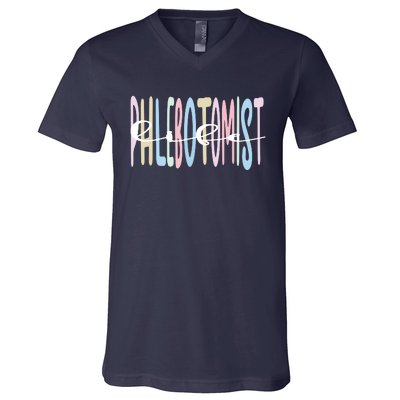 Best Phlebotomist Life Phlebotomy V-Neck T-Shirt