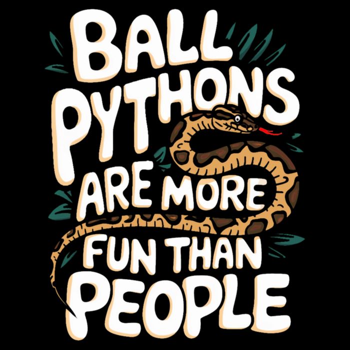 Ball Python More Fun Than People Snake Pet Ball Python Gift Daily Commute Backpack