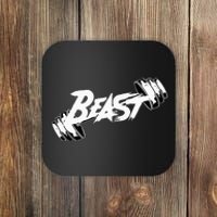 Beast Performance Motivation Graphic Coaster