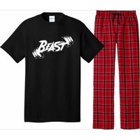 Beast Performance Motivation Graphic Pajama Set