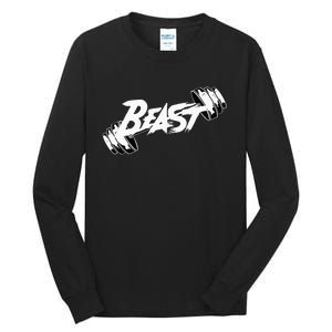 Beast Performance Motivation Graphic Tall Long Sleeve T-Shirt