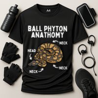 Ball Python Meaningful Gift Snake Reptile Herpetology Ball Python Cool Gift Cooling Performance Crew T-Shirt