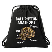 Ball Python Meaningful Gift Snake Reptile Herpetology Ball Python Cool Gift Drawstring Bag