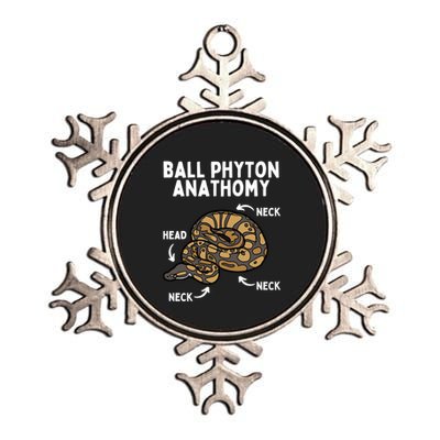 Ball Python Meaningful Gift Snake Reptile Herpetology Ball Python Cool Gift Metallic Star Ornament