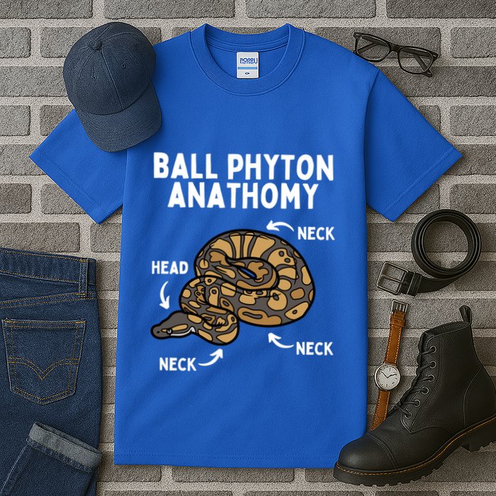 Ball Python Meaningful Gift Snake Reptile Herpetology Ball Python Cool Gift Tall T-Shirt