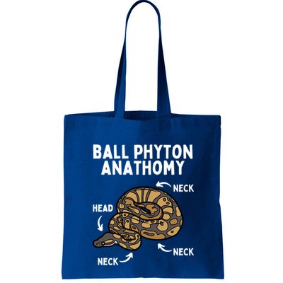 Ball Python Meaningful Gift Snake Reptile Herpetology Ball Python Cool Gift Tote Bag