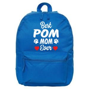 Best Pom Mom Ever Meaningful Gift 16 in Basic Backpack