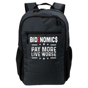 Bidenomics Pay More Live Worse Anti Biden Recession Daily Commute Backpack