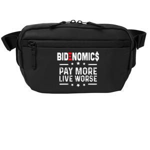 Bidenomics Pay More Live Worse Anti Biden Recession Crossbody Pack