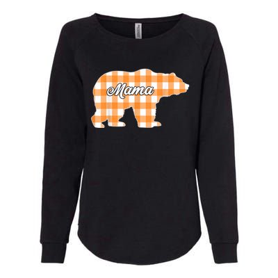 Buffalo Plaid Mama Bear Tee Mothers Day Womens California Wash Sweatshirt