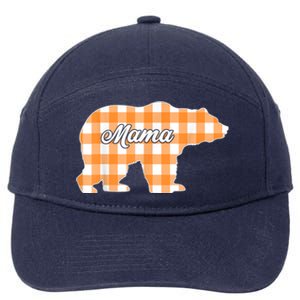 Buffalo Plaid Mama Bear Tee Mothers Day 7-Panel Snapback Hat