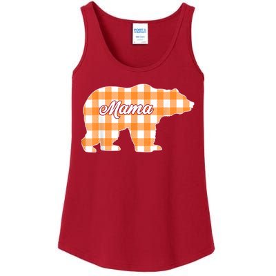 Buffalo Plaid Mama Bear Tee Mothers Day Ladies Essential Tank