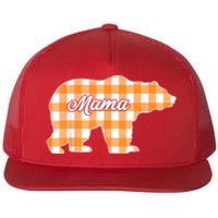 Buffalo Plaid Mama Bear Tee Mothers Day Flat Bill Trucker Hat