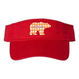 Buffalo Plaid Mama Bear Tee Mothers Day Valucap Bio-Washed Visor