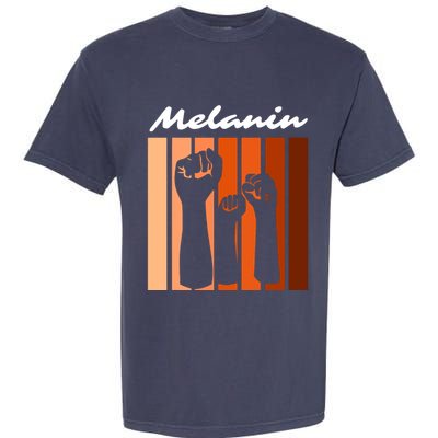 Black Pride Melanin Civil Rights & Black History Month VNeck Garment-Dyed Heavyweight T-Shirt