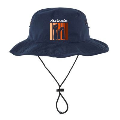 Black Pride Melanin Civil Rights & Black History Month VNeck Bucket Hat