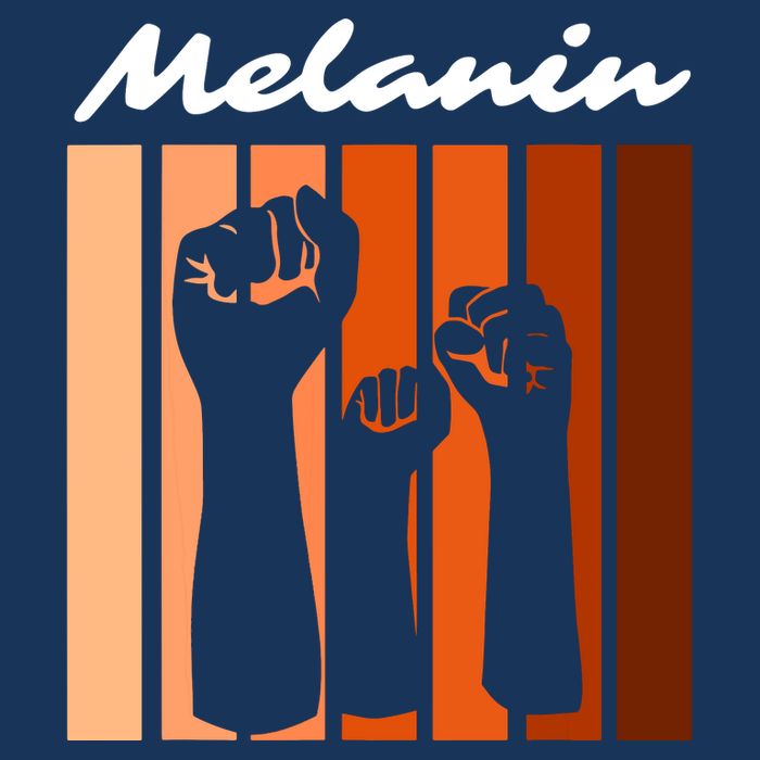 Black Pride Melanin Civil Rights & Black History Month VNeck Poster