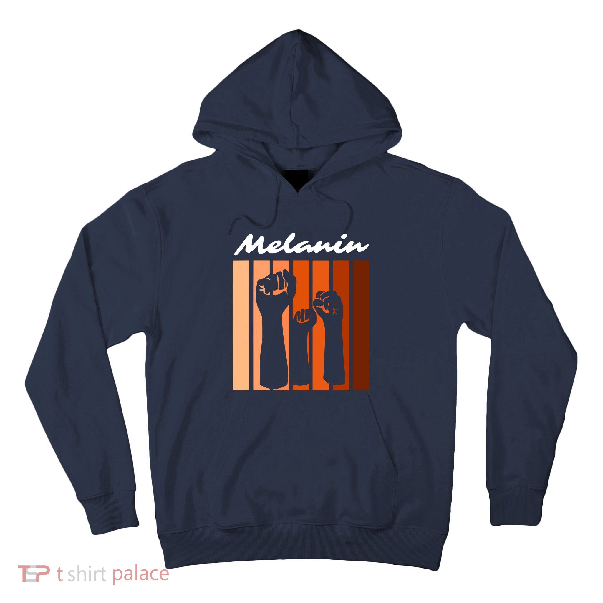 Black Pride Melanin Civil Rights & Black History Month VNeck Tall Hoodie