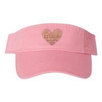 Black Pride Melanin Women Valentine & Black History Month Valucap Bio-Washed Visor