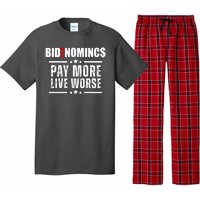 Bidenomics Pay More Live Worse Funny Anti Joe Biden Pajama Set