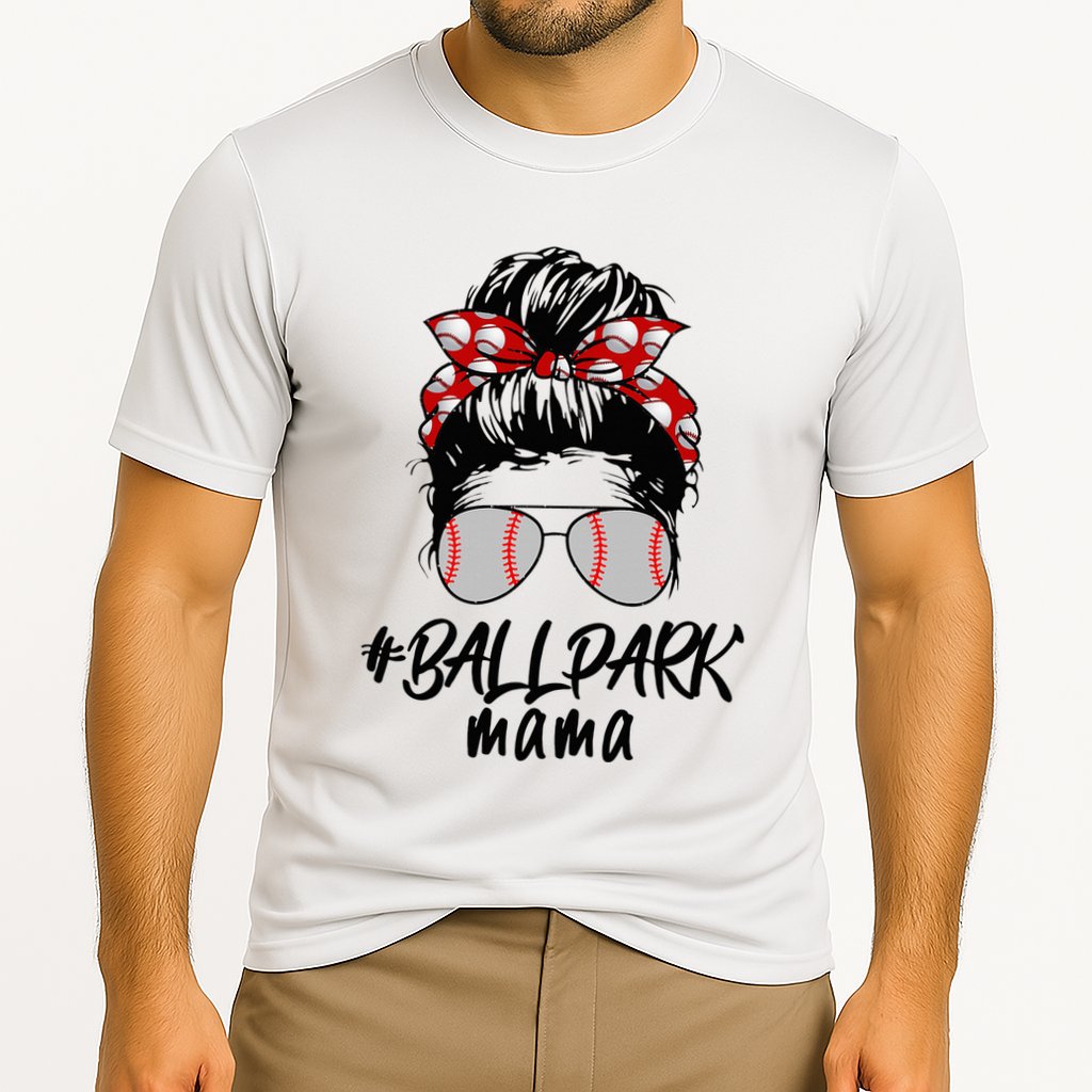 Ball Park Mama. Baseball Softball MotherS Day Ideas For Mom Cooling Performance Crew T-Shirt