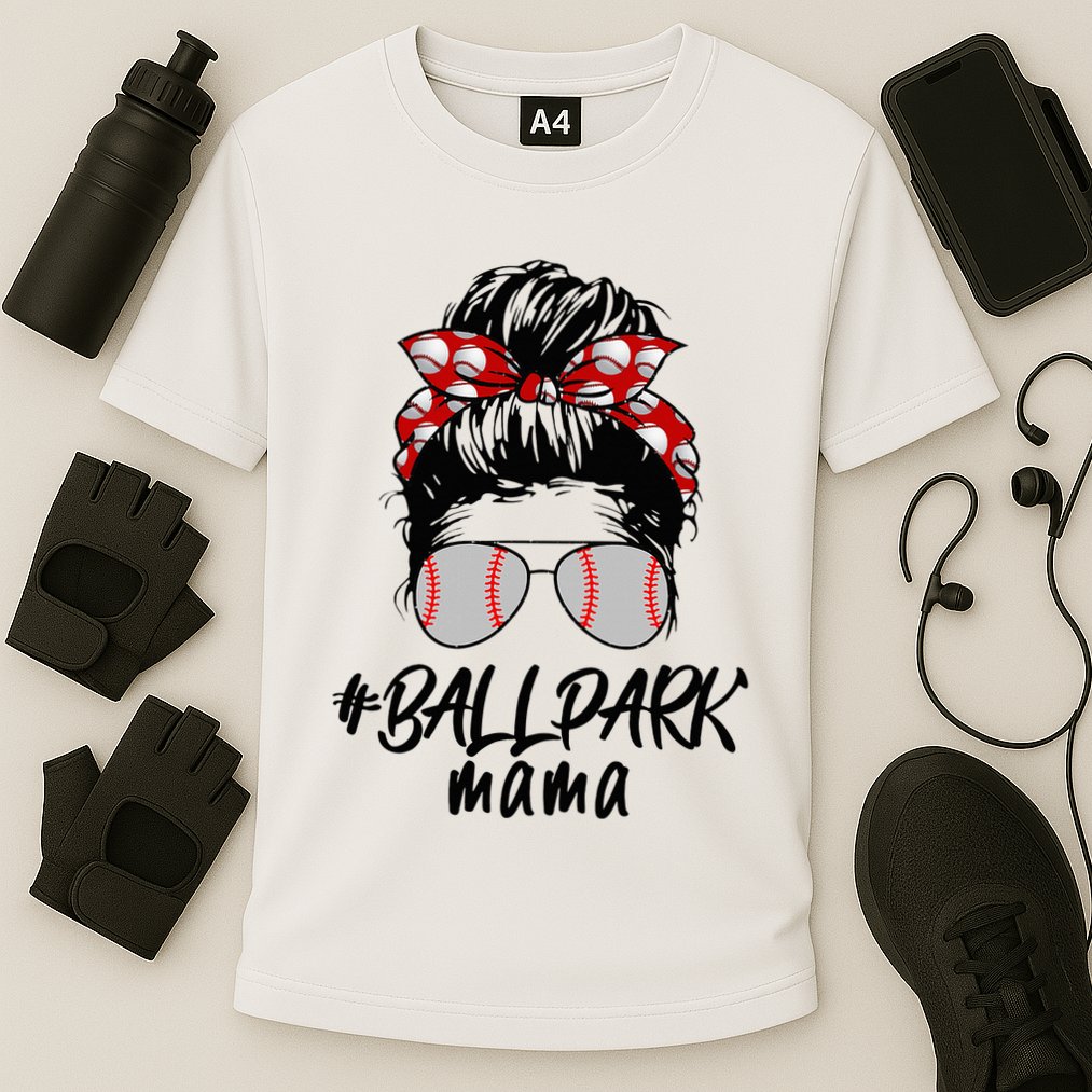 Ball Park Mama. Baseball Softball MotherS Day Ideas For Mom Cooling Performance Crew T-Shirt