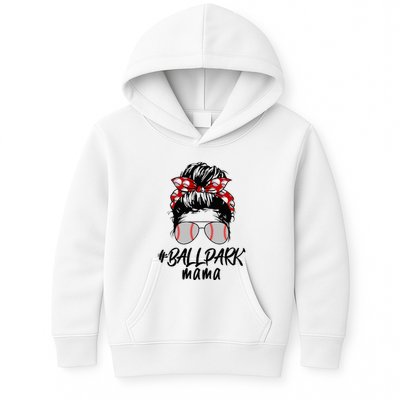 Ball Park Mama. Baseball Softball MotherS Day Ideas For Mom Kids Hoodie