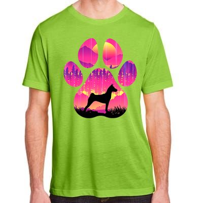 Basenji Paw Mom Dad Dog Lover Adult ChromaSoft Performance T-Shirt