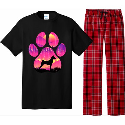 Basenji Paw Mom Dad Dog Lover Pajama Set