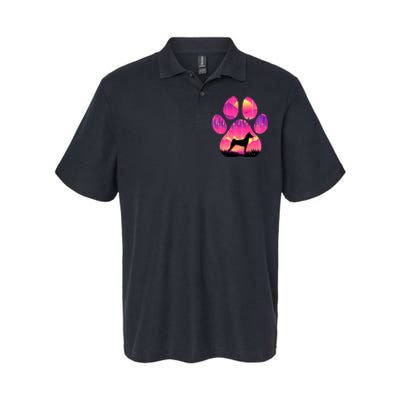 Basenji Paw Mom Dad Dog Lover Softstyle Adult Sport Polo