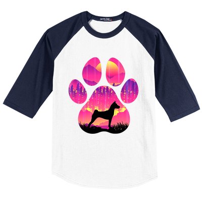 Basenji Paw Mom Dad Dog Lover Baseball Sleeve Shirt