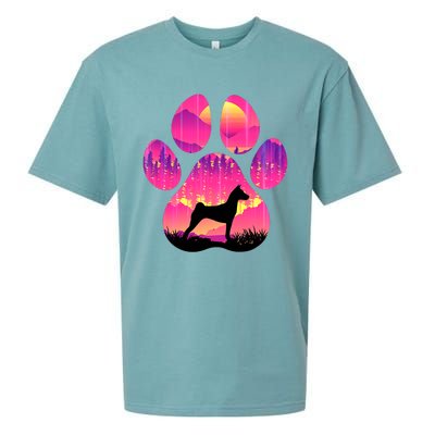 Basenji Paw Mom Dad Dog Lover Sueded Cloud Jersey T-Shirt