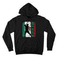 Baseball Player Mexico Flag Baseball Fans Hoodie