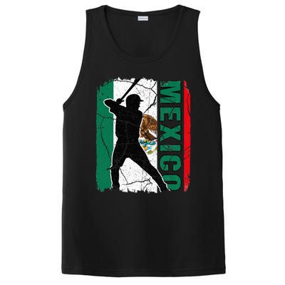 Baseball Player Mexico Flag Baseball Fans PosiCharge Competitor Tank