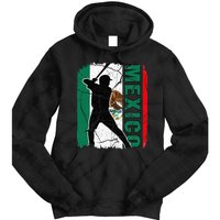 Baseball Player Mexico Flag Baseball Fans Tie Dye Hoodie