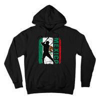 Baseball Player Mexico Flag Baseball Fans Tall Hoodie