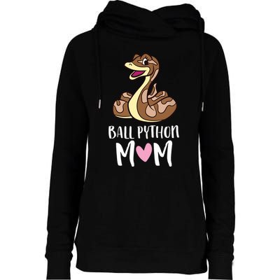 Ball Python Mom Snake Ball Python Womens Funnel Neck Pullover Hood