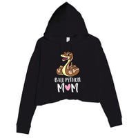 Ball Python Mom Snake Ball Python Crop Fleece Hoodie