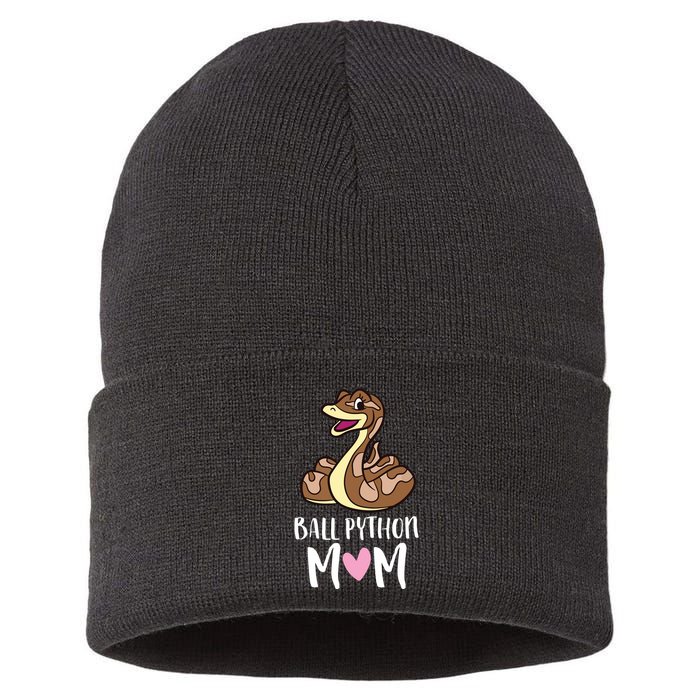 Ball Python Mom Snake Ball Python Sustainable Knit Beanie