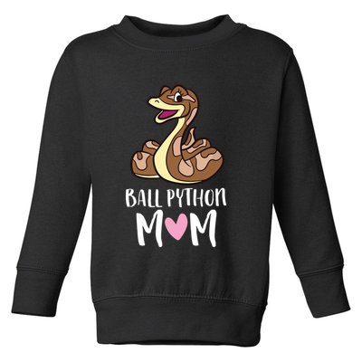 Ball Python Mom Snake Ball Python Toddler Sweatshirt