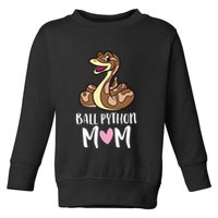 Ball Python Mom Snake Ball Python Toddler Sweatshirt