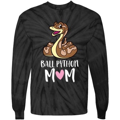 Ball Python Mom Snake Ball Python Tie-Dye Long Sleeve Shirt
