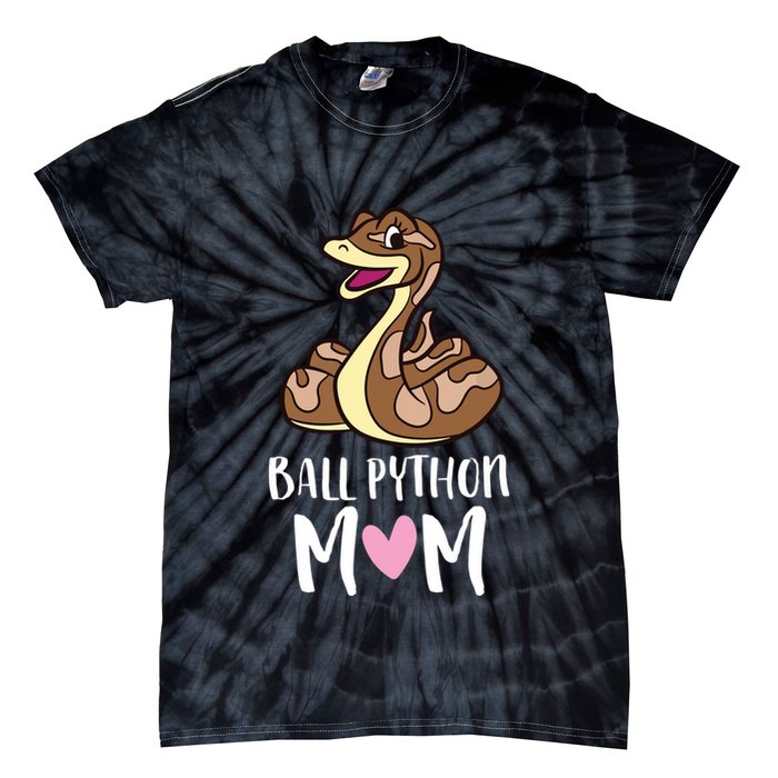 Ball Python Mom Snake Ball Python Tie-Dye T-Shirt